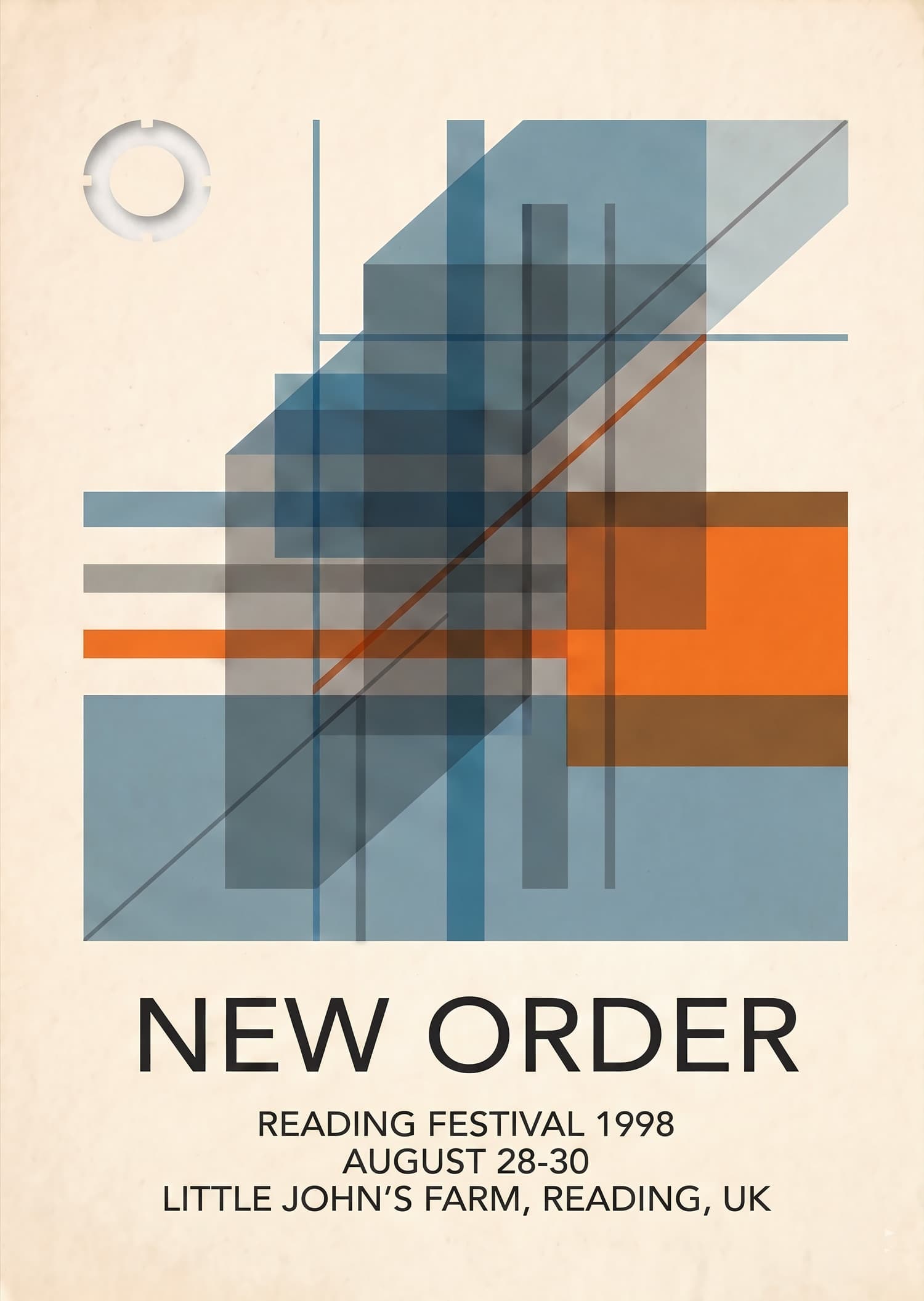 New Order — Reading Festival, 30 August 1998