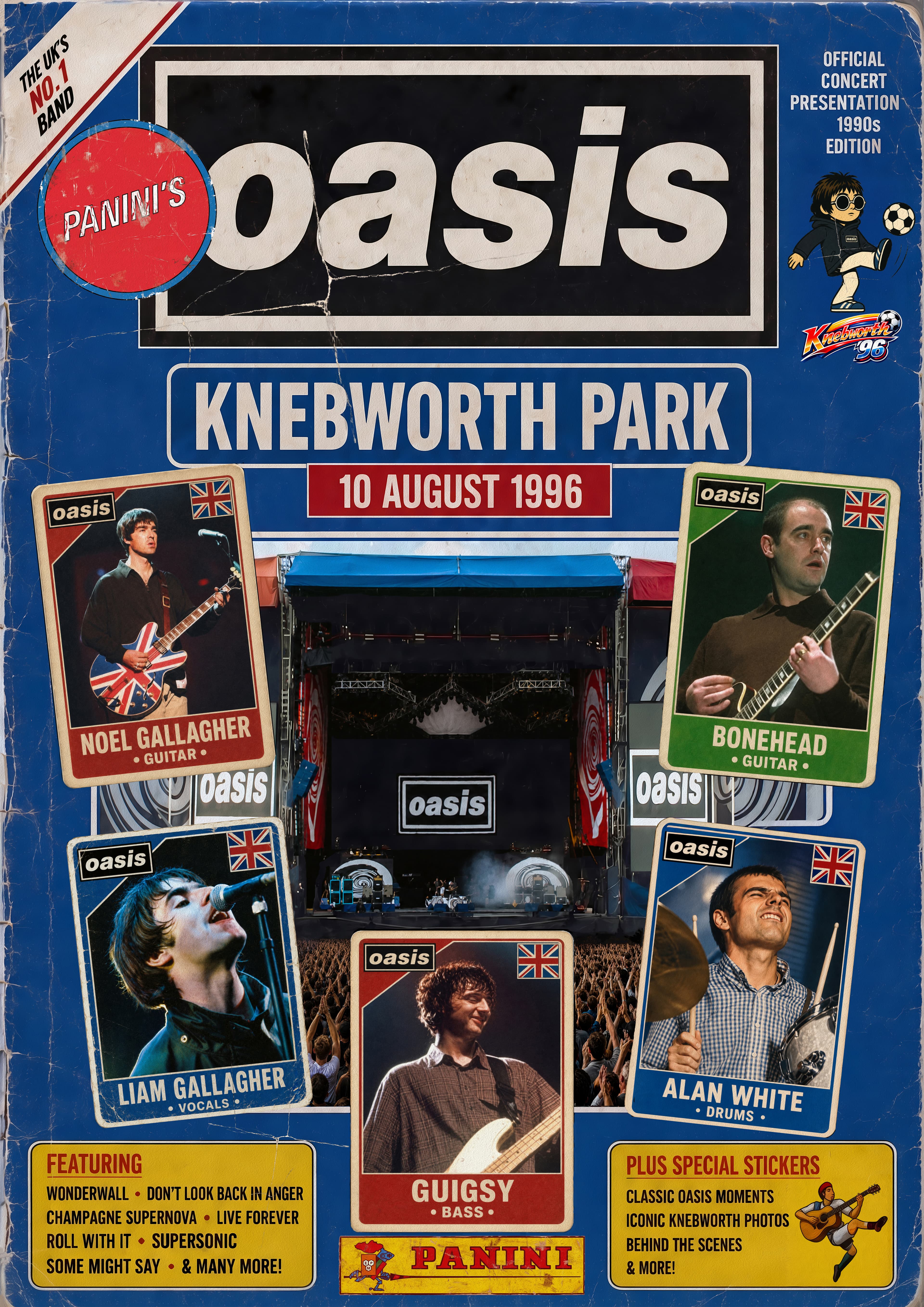 Oasis — Knebworth Park, 10 August 1996