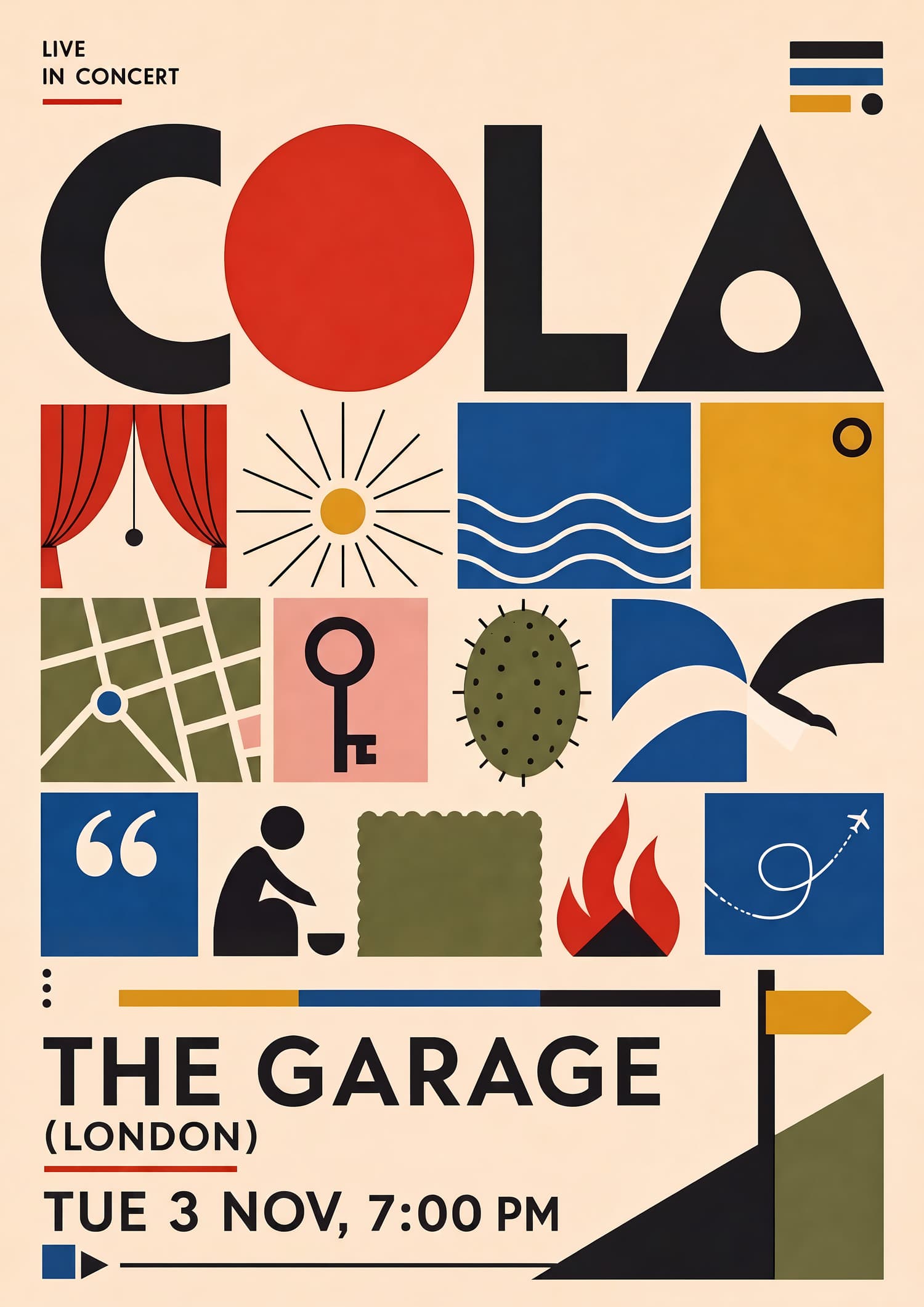 Cola — The Garage, 3 November 2026