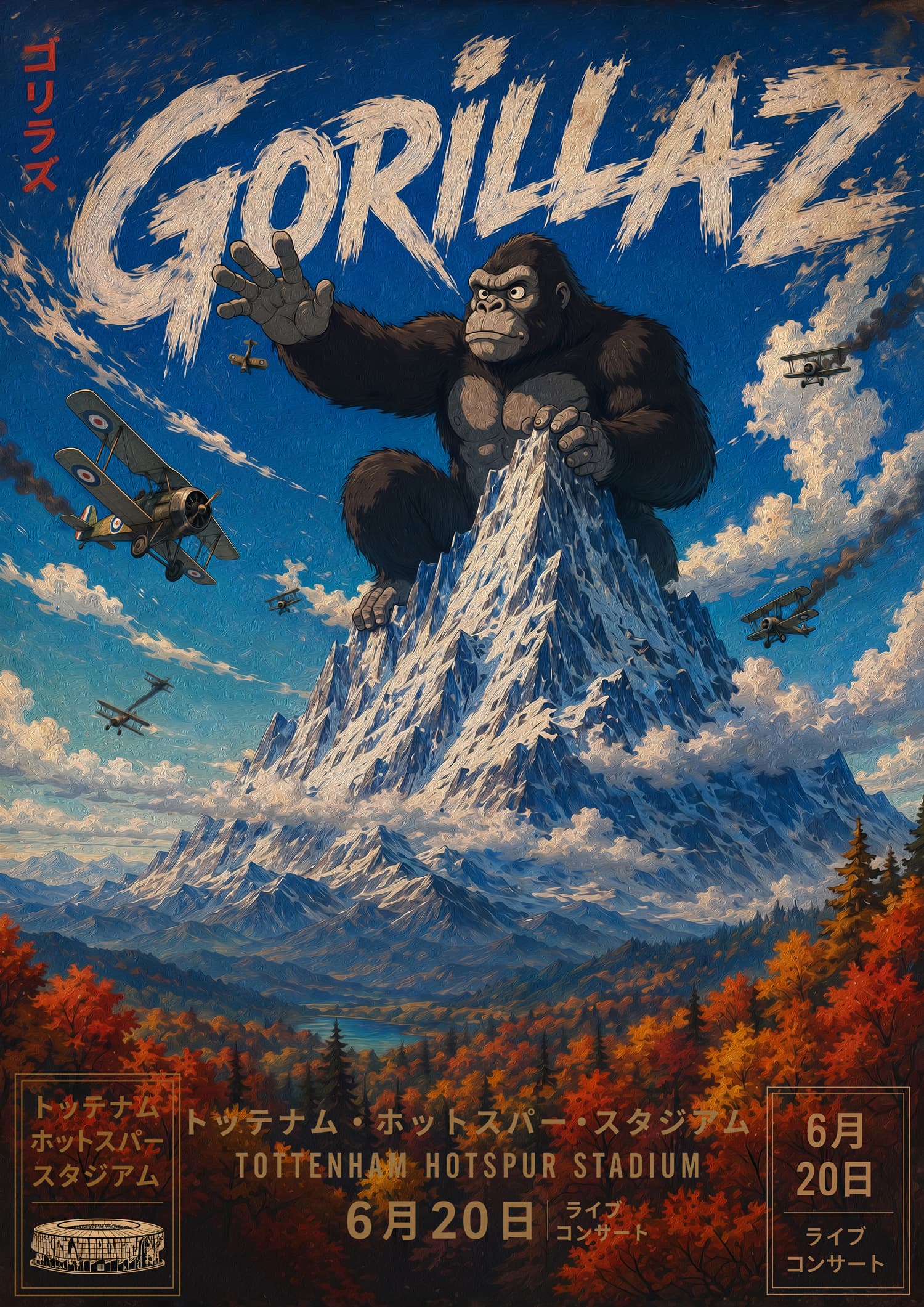Gorillaz — Tottenham Hotspur Stadium, 20 June 2026
