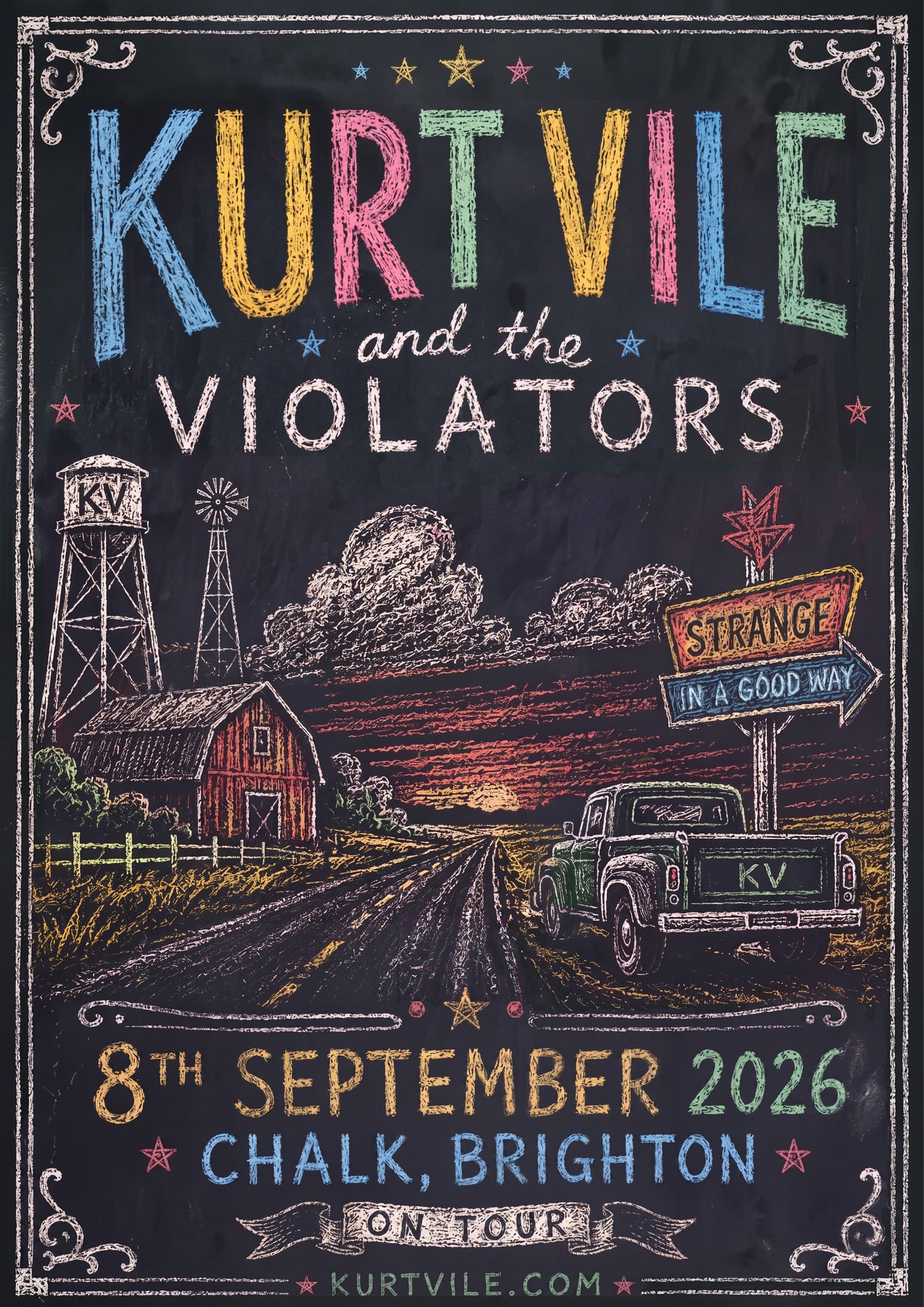 Kurt Vile & The Violators — Chalk, 8 September 2026