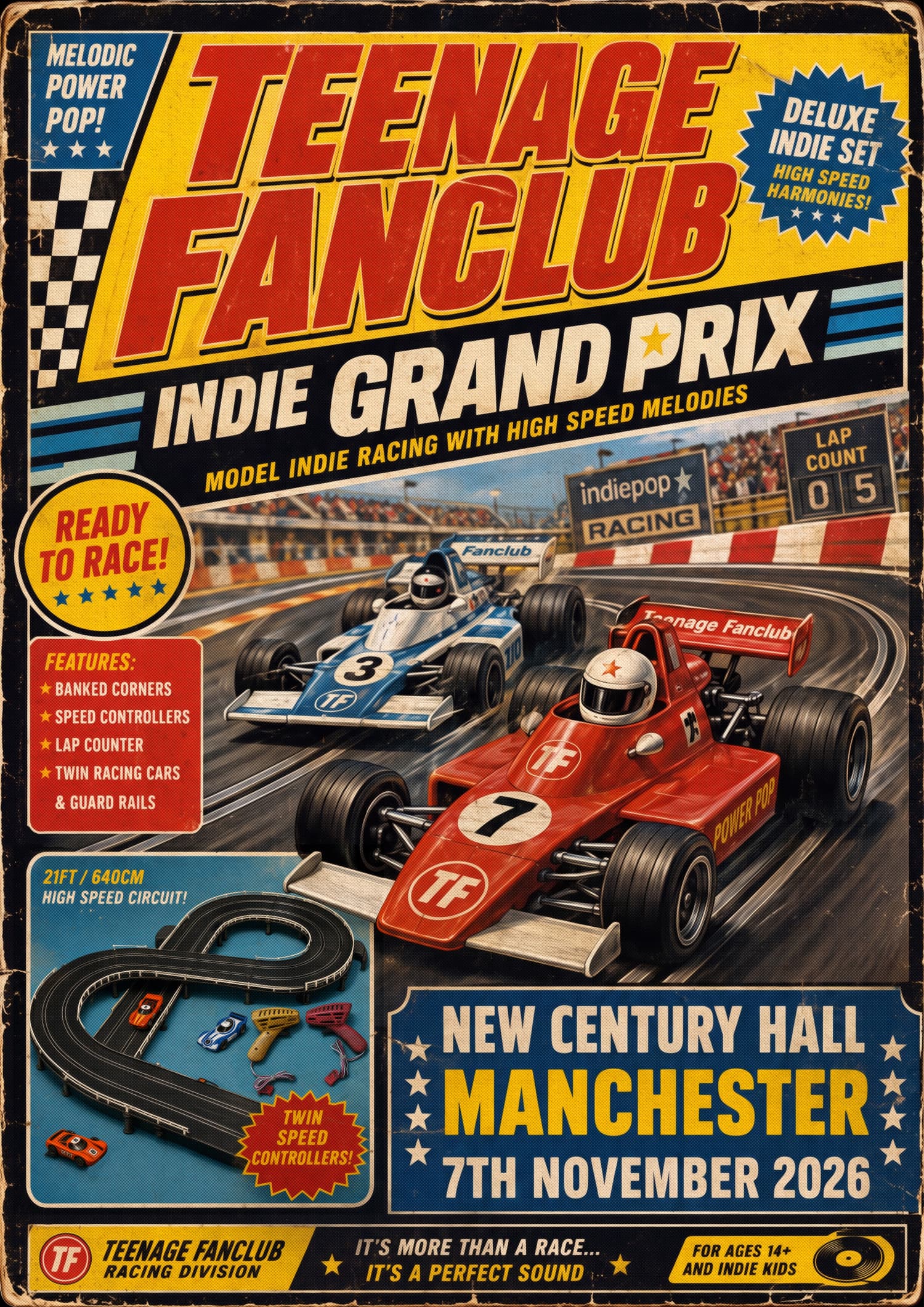 Teenage Fanclub — New Century Hall, 7 November 2026